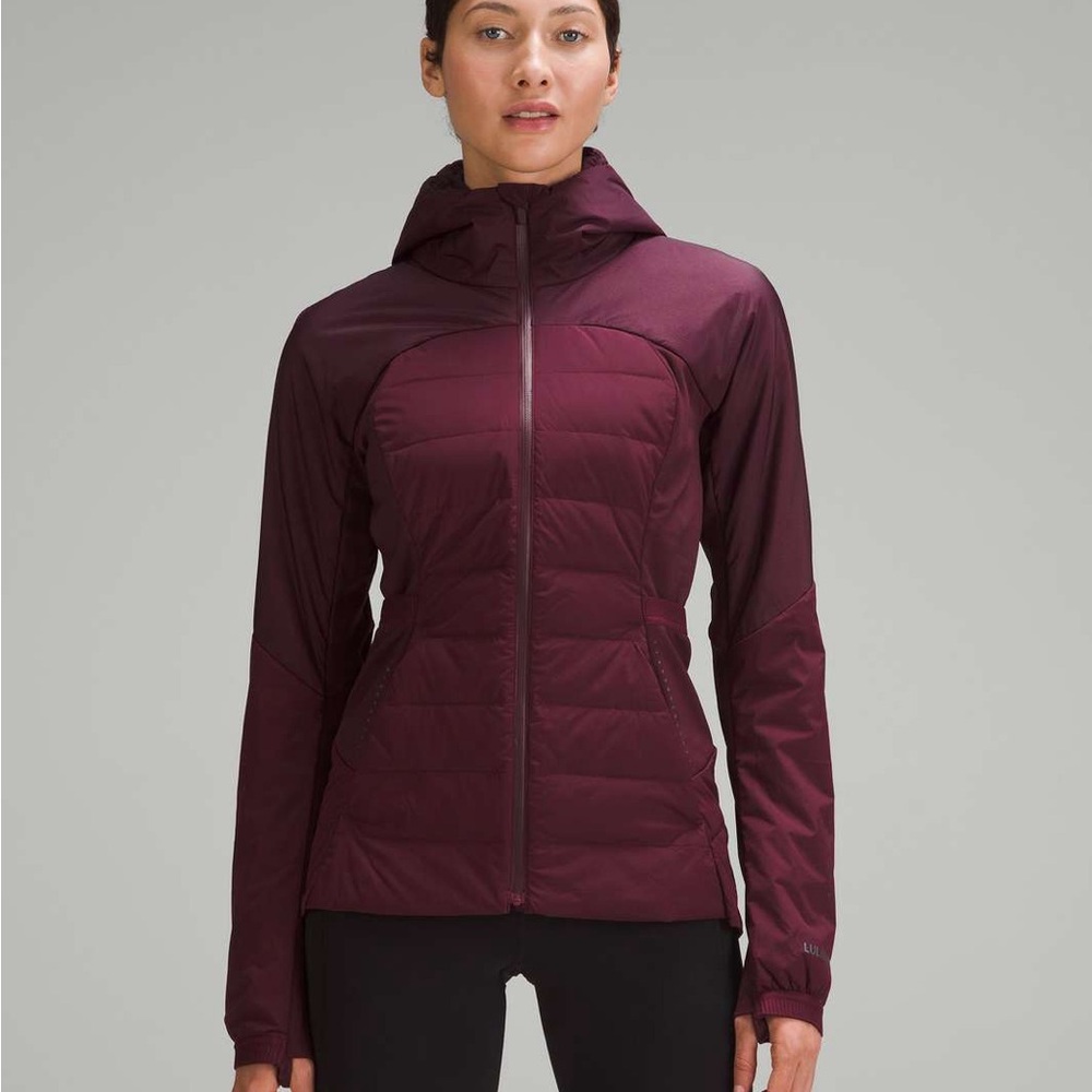 Lululemon Burgundy Hooded Jacket